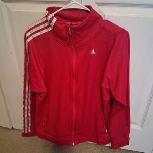 Women's fleece lined Adidas Climalite jacket